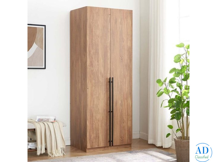 Luxury 2-Door Wardrobe for Modern Homes | Custom Made by Heera Moti