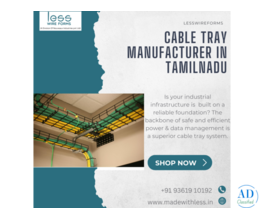 Cable Tray Manufacturer in Tamil Nadu | LessWireForm