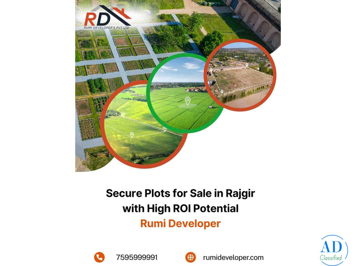 Secure Plots for Sale in Rajgir with High ROI Potential | Rumi Developer
