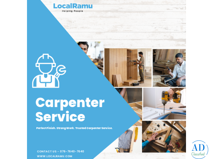 Carpenter Service by LocalRamu with Skilled Carpenters in Bangalore