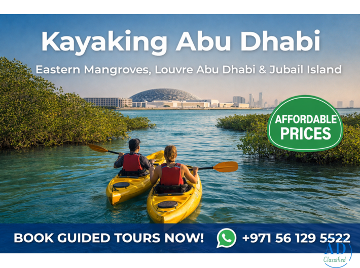 Kayaking Abu Dhabi – Best Guided Tours & Mangrove Adventures