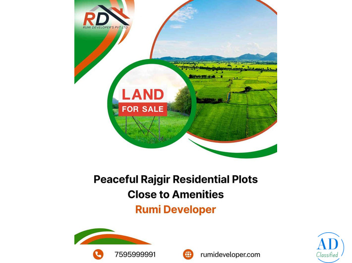Peaceful Rajgir Residential Plots Close to Amenities | Rumi Developer
