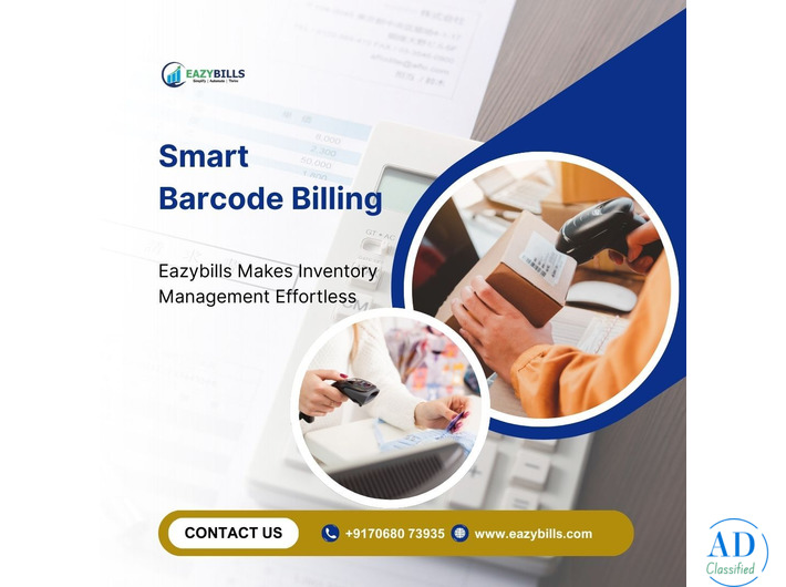 Try Eazybills Barcode Scanner Enabled Billing Software