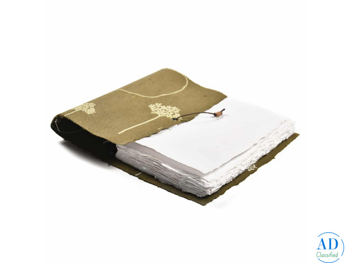Vintage Handmade Journal with Eco-Friendly Artisan Paper
