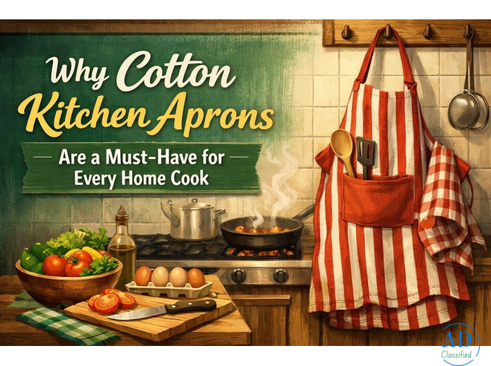New Year Sale: Buy Stylish Kitchen Aprons at 10% Off – Stridex Clothing