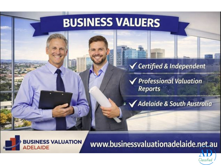 Professional Business Valuers in Adelaide, South Australia