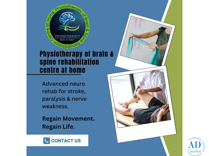Physiotherapy of brain & spine rehabilitation centre at home