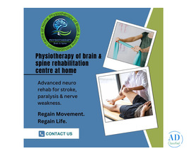 Physiotherapy of brain & spine rehabilitation centre at home
