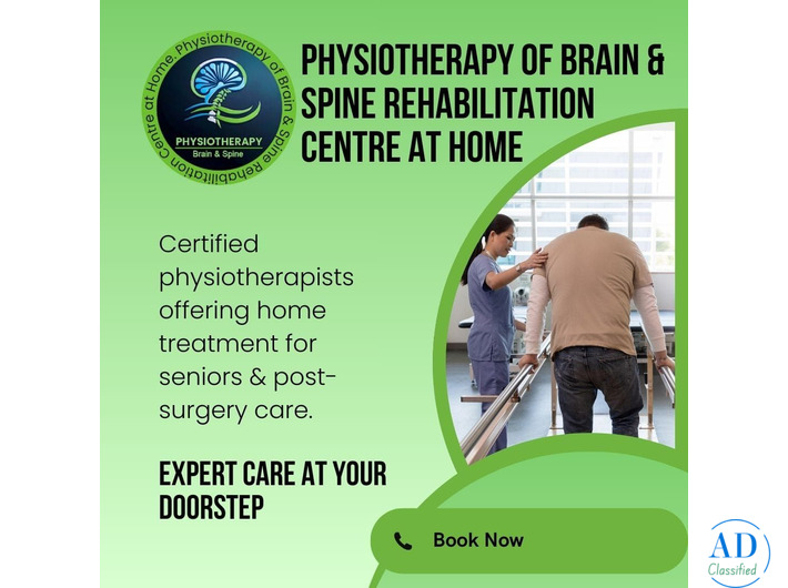 Physiotherapy of brain & spine rehabilitation centre at home