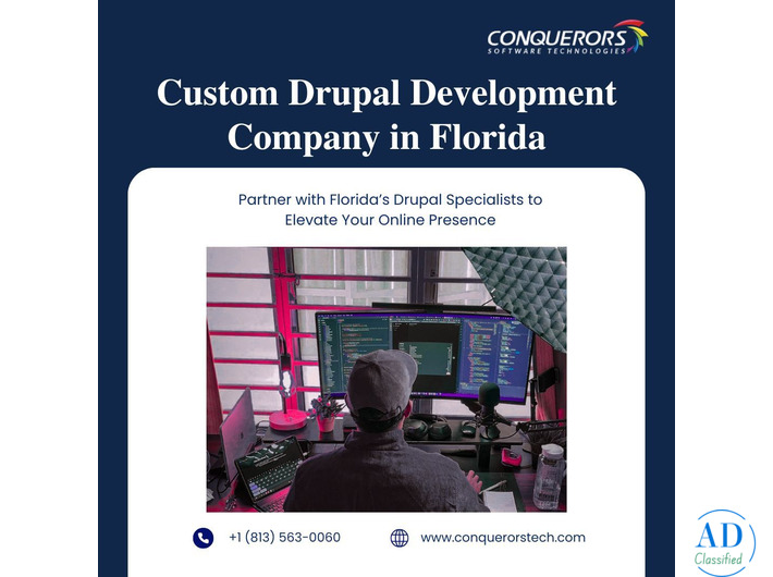Custom Drupal Development Company in Florida | Conquerors Tech