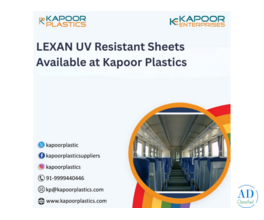 LEXAN UV Resistant Sheets Available at Kapoor Plastics