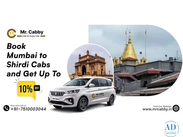 Mumbai to Shirdi One Way & Round Trip Cabs