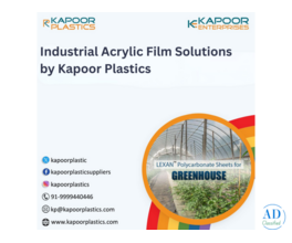 Industrial Acrylic Film Solutions by Kapoor Plastics