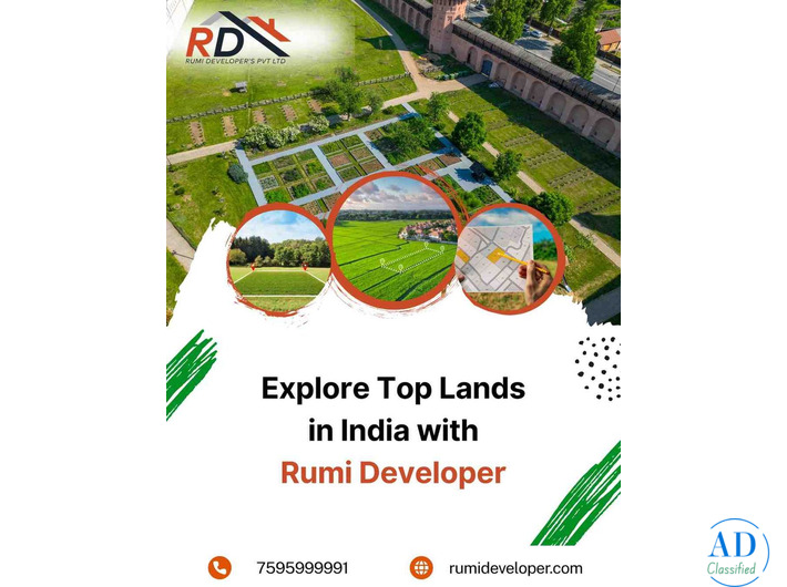 Explore Top Lands in India with Rumi Developer