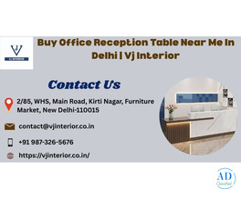 Buy Modular Office Reception Table In Delhi | VJ Interior