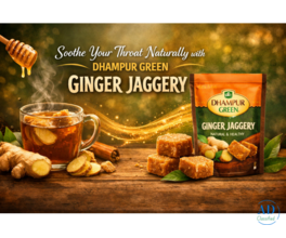 Soothe Your Throat Naturally with Dhampur Green Ginger Jaggery