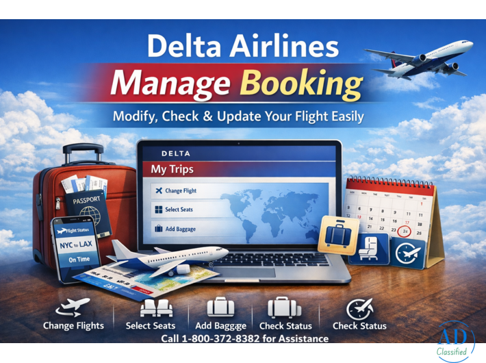 Delta Airlines Manage Booking