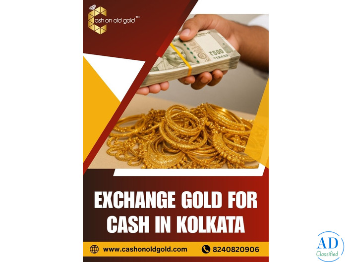 Exchange Gold for Cash in Kolkata - Cash On Old Gold