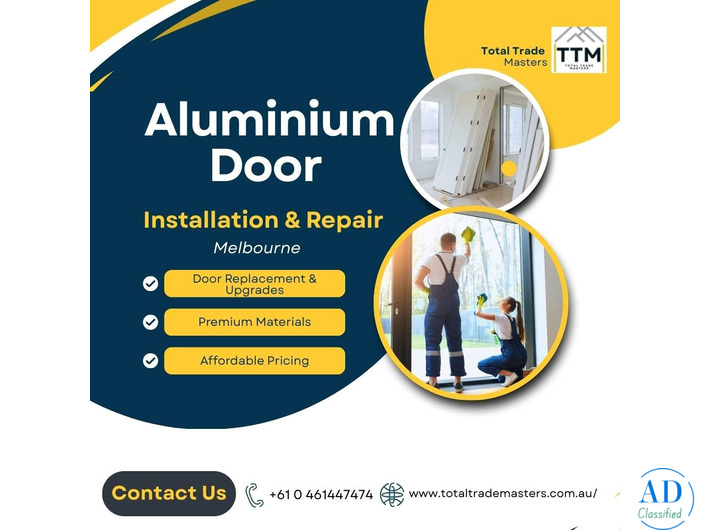 Affordable Aluminium Door Installation in Melbourne