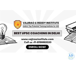 Best UPSC Coaching in Delhi for English Medium- Vajirao and Reddy Institute
