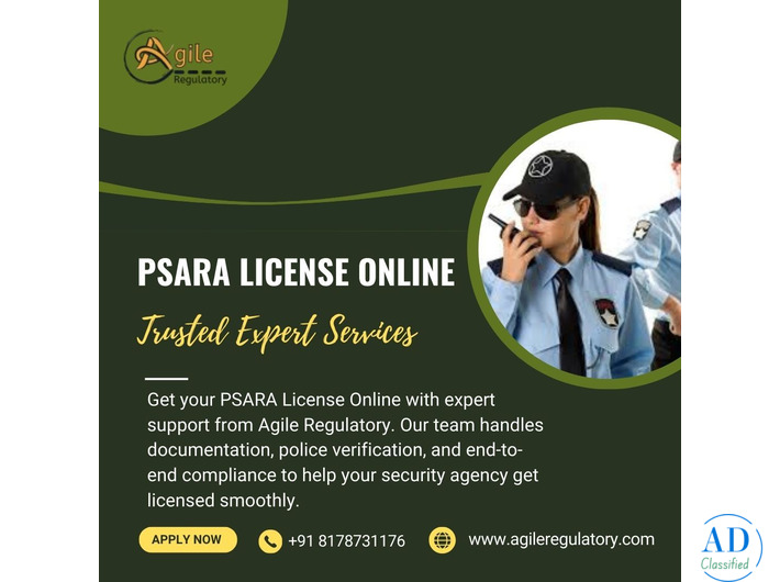 PSARA License Made Easy – Agile Regulatory