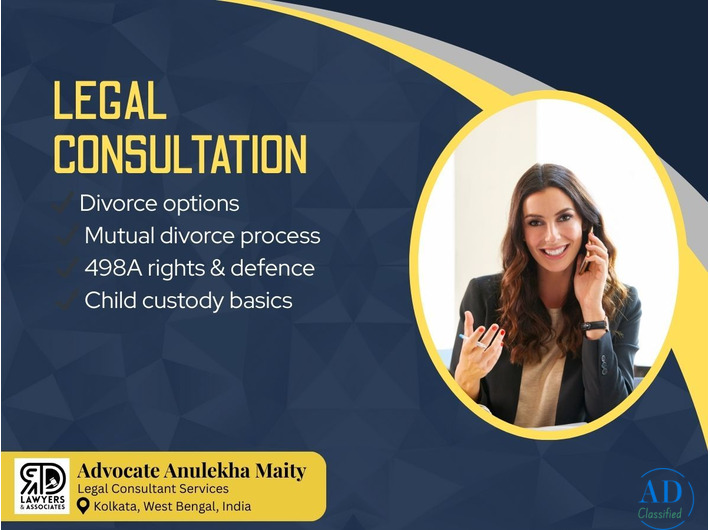 Speak directly with Advocate Anulekha Maity for a private 30-minute call - Divorce lawyer in Kolkata