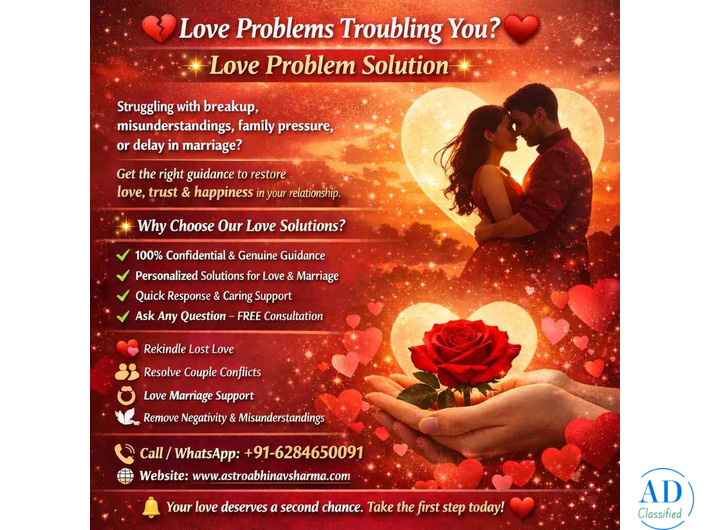Love Problem Solution - Trusted Astrology Guidance for Relationships