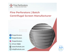 Fine Perforators | Batch Centrifugal Screen Manufacturer