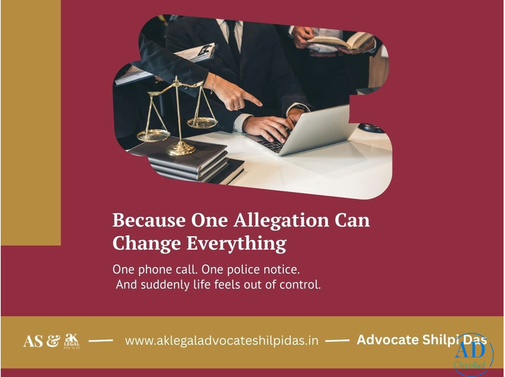 Advocate Shilpi Das - Criminal Lawyer in Kolkata - Because One Allegation Can Change Everything