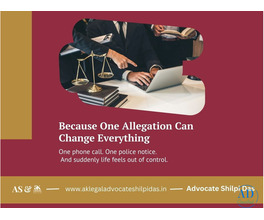 Advocate Shilpi Das - Criminal Lawyer in Kolkata - Because One Allegation Can Change Everything