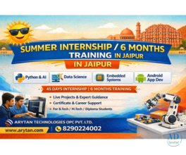 45 Days / 6 Months Internship in Jaipur