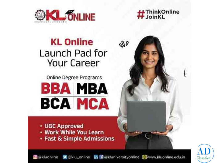 Transform Your Career Path with KL University’s Online Degree Programs