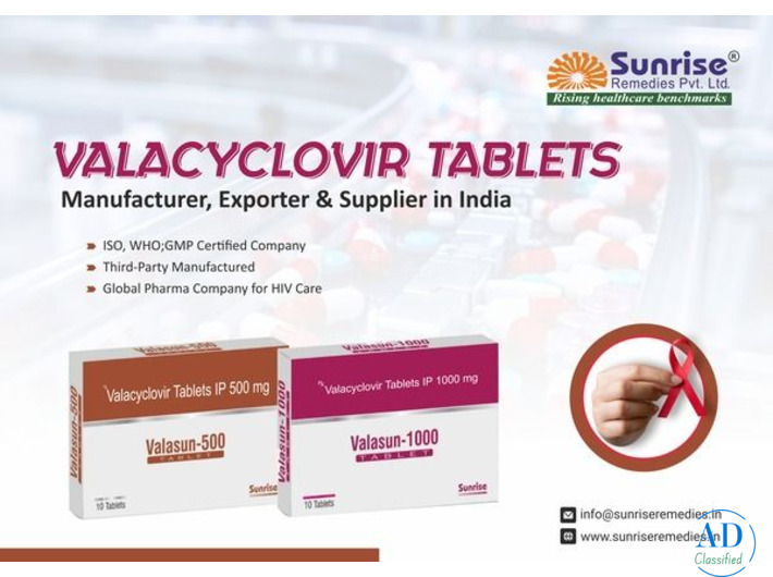 Valasun HIV ARV Tablets for Consistent Viral Management and Patient Care