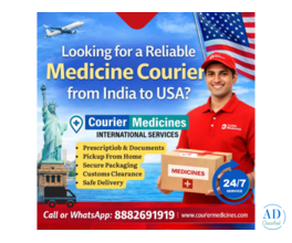 Looking for a Reliable Medicine Courier from India to USA