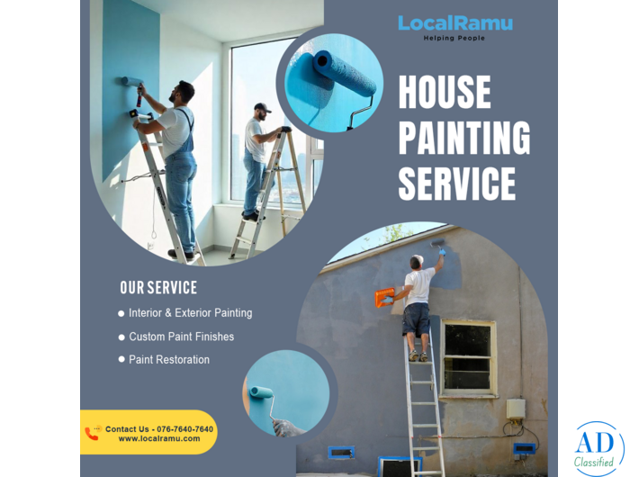 House Painting Service by LocalRamu Will Transform Your Home in Bangalore