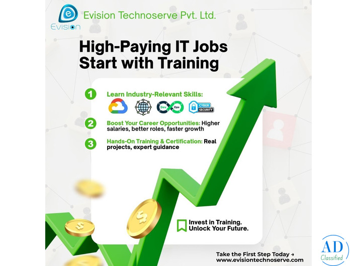 High Paying IT Jobs Start with Training - Evision Technoserve Pvt Ltd