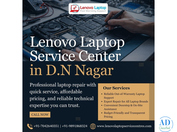 Trusted Lenovo Laptop Repair in D.N Nagar