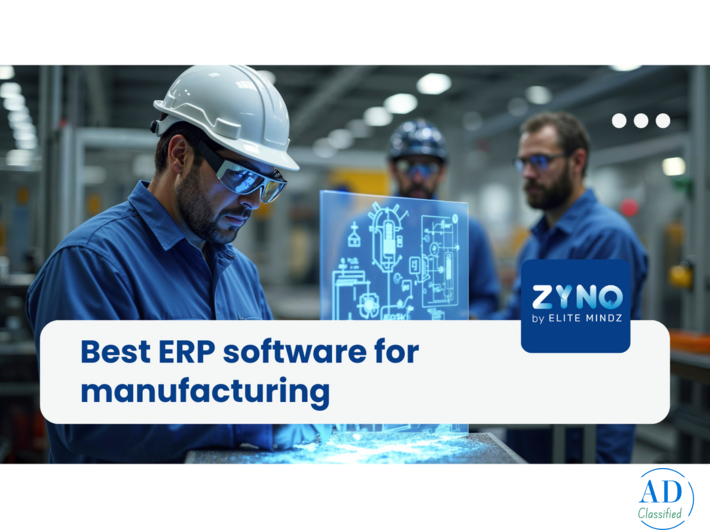 Manufacturing ERP Software | ZYNO by Elitemindz – Best ERP for Manufacturers