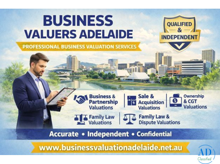 Business Valuers Adelaide – Independent & Professional Business Valuation