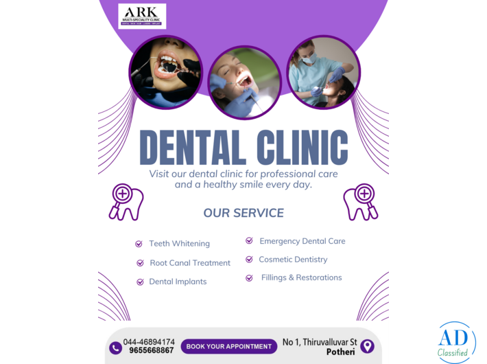 ARK Multi Speciality Clinic – Advanced Dental Care with a Caring Touch