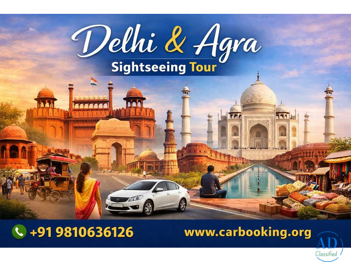 Delhi Agra Sightseeing Tour by Car | Best Price