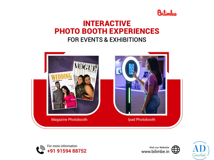 Interactive Photo Booth Experiences for Events & Exhibitions
