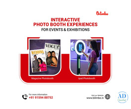 Interactive Photo Booth Experiences for Events &amp; Exhibitions