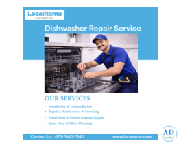 Dishwasher Service by LocalRamu with Skilled Experts in Bangalore