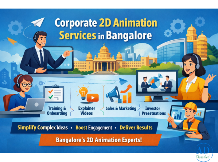 Corporate 2D Animation Services in Bangalore