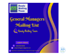 Connect with Senior Decision-Makers Using Our General Managers Mailing List