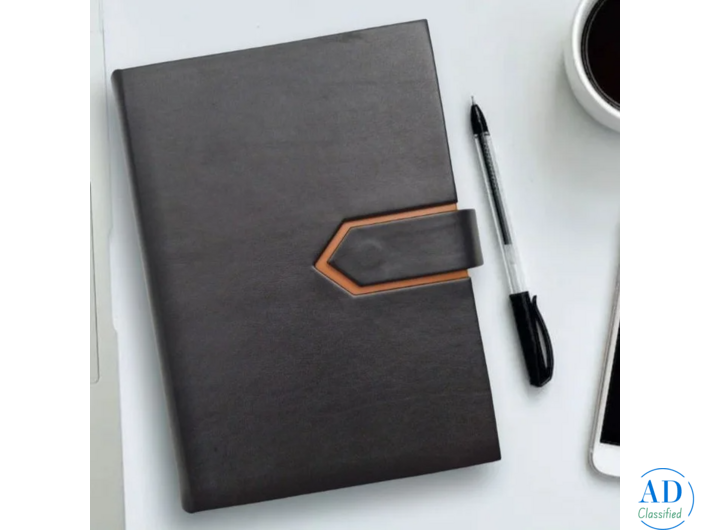 Personalised Leather Diary with Closure