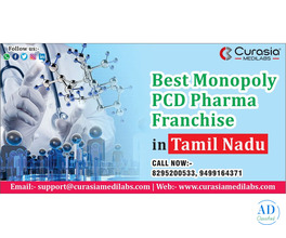Best Monopoly PCD Pharma Franchise in Tamil Nadu