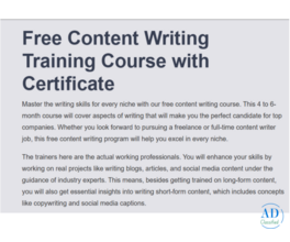 No-Cost Learning Opportunity with Skillwaala Free Content Writing Courses