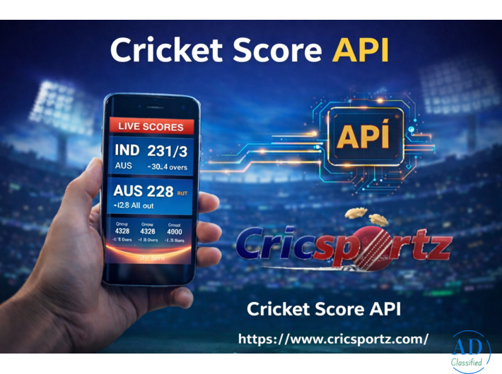Cricket Score API – Fast, Accurate & Real-Time Match Data by Cricsportz